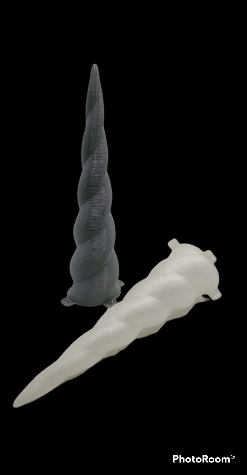 Unicorn horn, with tabs