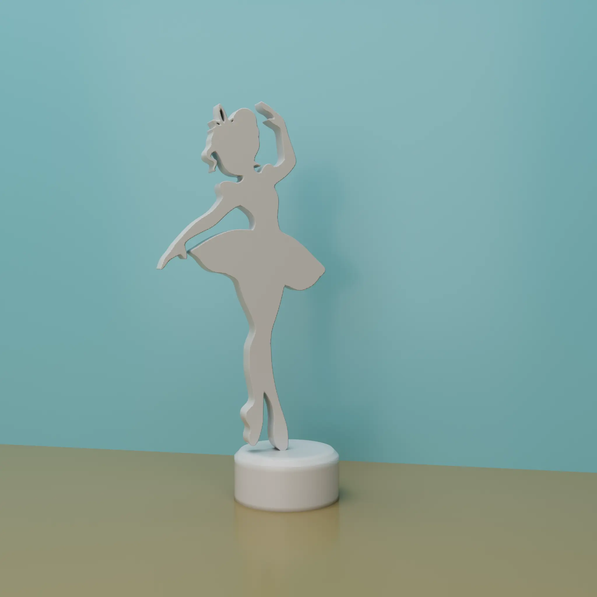 DECORACIÓN DE ESCRITORIO BAILARINA