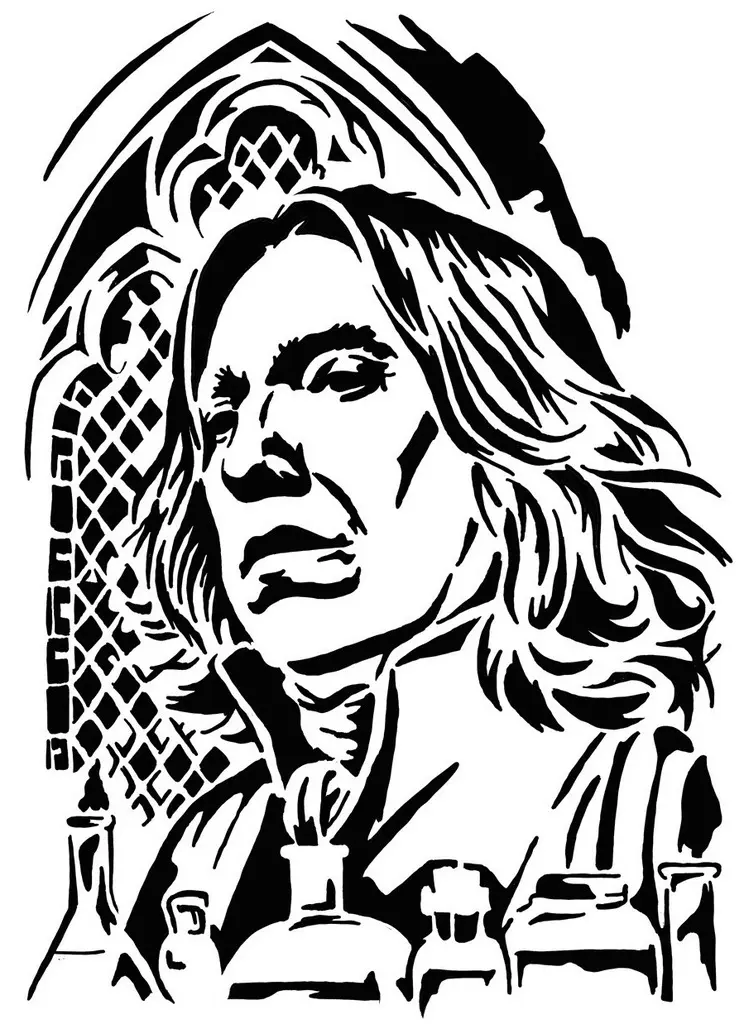 Professor Severus Snape Schablone