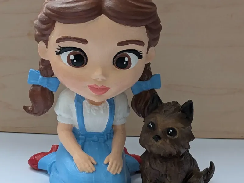 Dorothy et Toto du Magicien d'Oz
