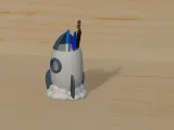 Rocket Pencil Holder-1