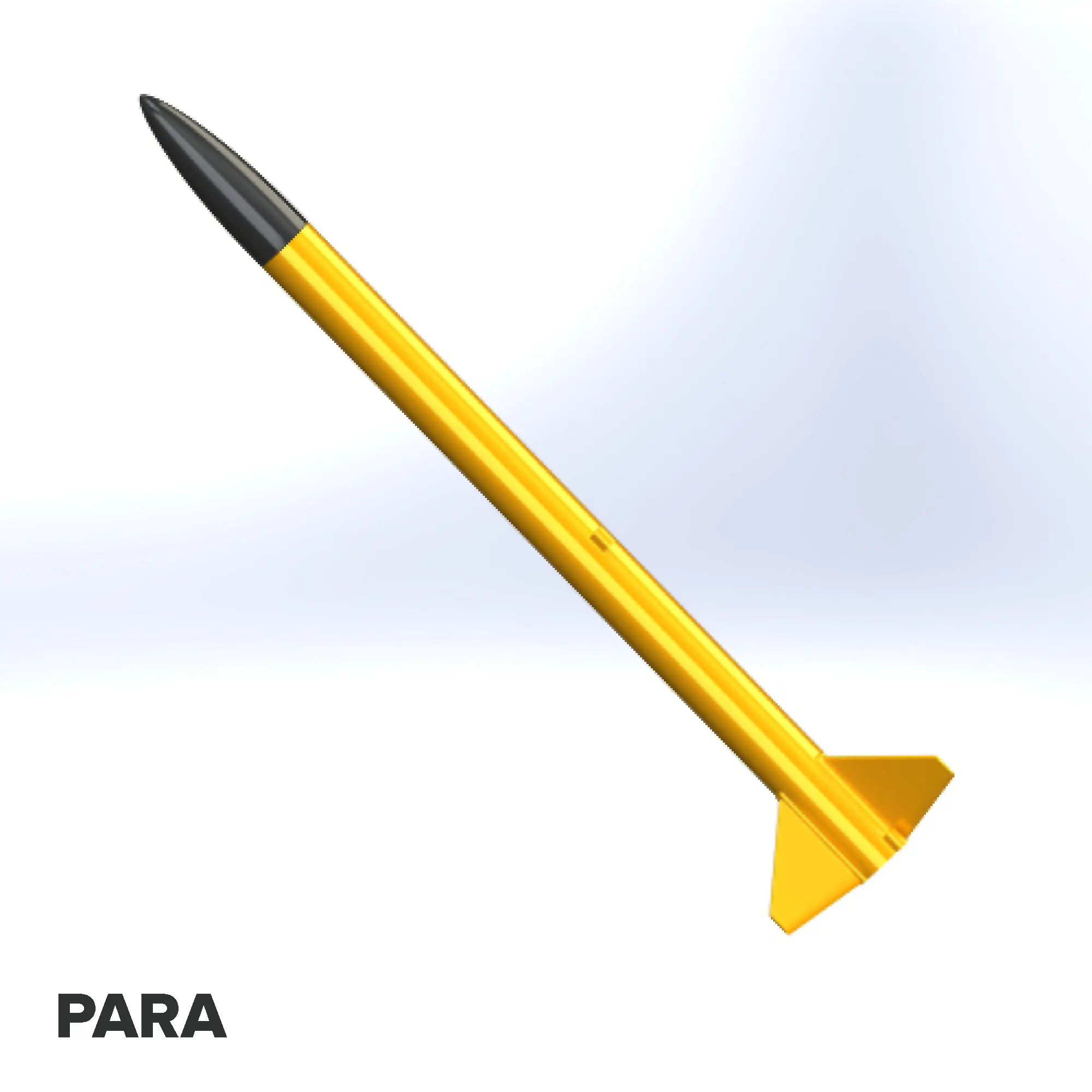 Uçan roket modeli Para, Uzunluk 530 mm