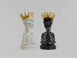 ♟️JUEGO DE AJEDREZ - CORONA DE HUESOS 3D-2