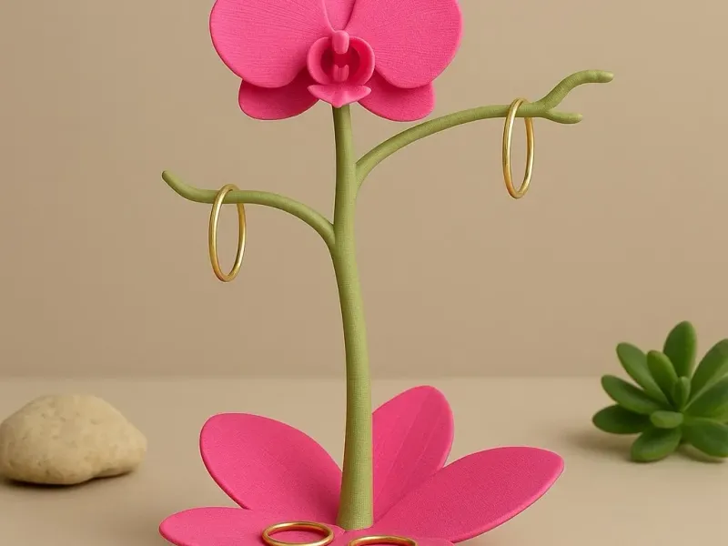 Orchid Jewelery Holder