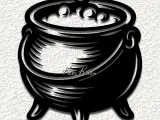 witches cauldron brew wall art home decor-0