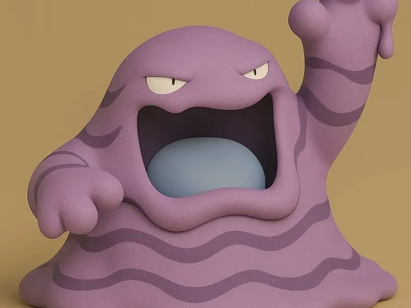 Muk Pokemon Chibi