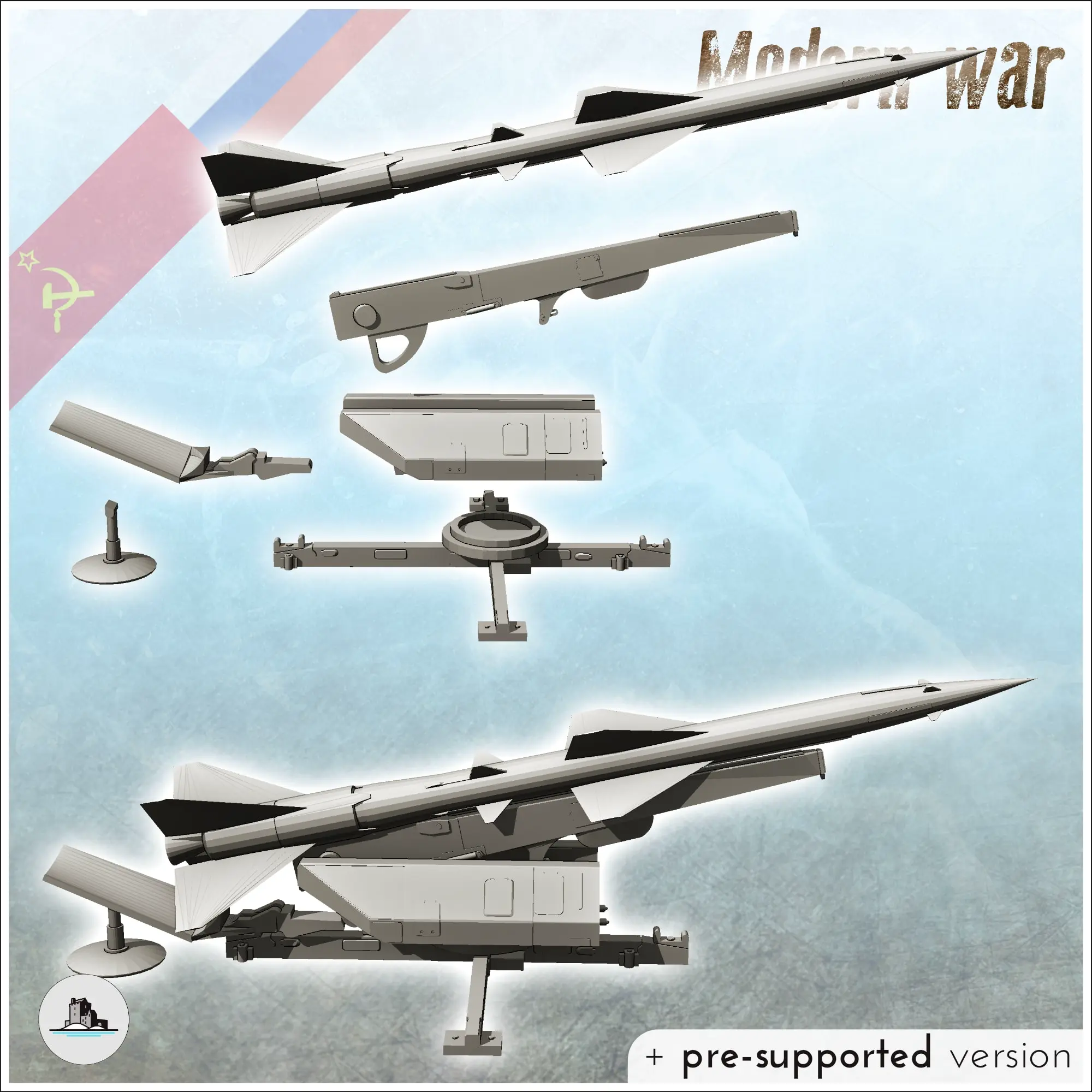S-75 Dvina SA-2 Guideline SAM système de missiles de défense aérienne - m