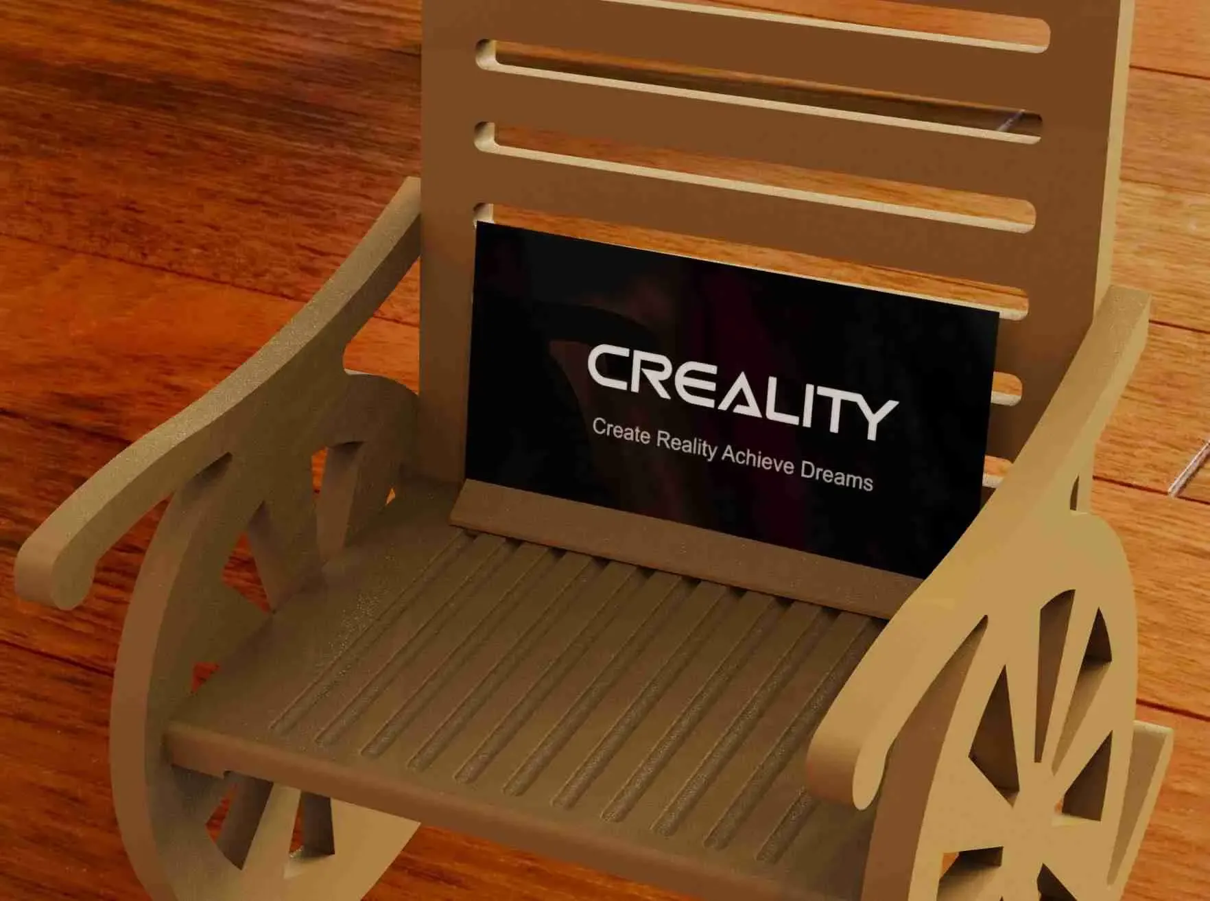 Rocking chair remote/ mobile /business card holder