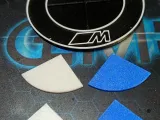 🏁 BMW M Style Coaster – Multicolor 3D Print-2