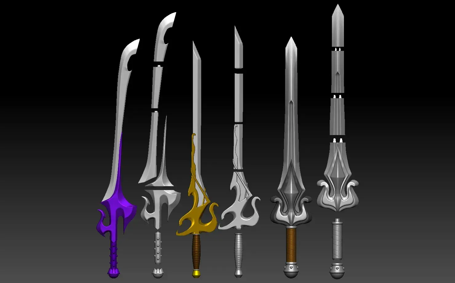 He-man REAL SIZE SWORDS - SERIES FAN ART