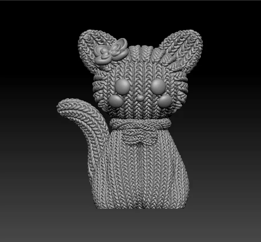Knitted Cat