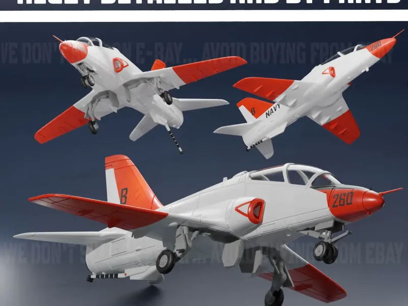 McDonnel DOUGLLAS T-45 GOSHAWK (Both ASSEMBLED+ BY PART) V1