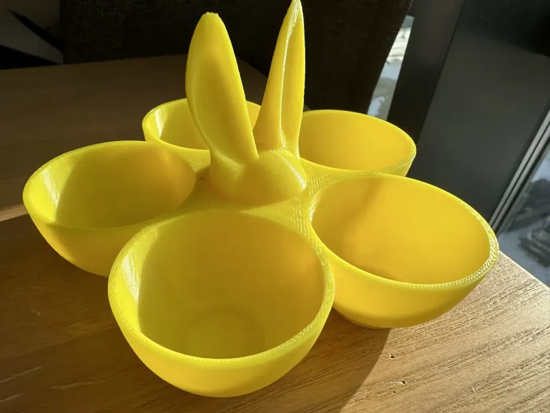 Easter eggs holder with bunny ears