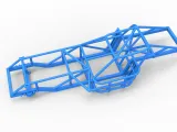 Dirt Modified stok arabasının şasisi Ölçek 1:25-2
