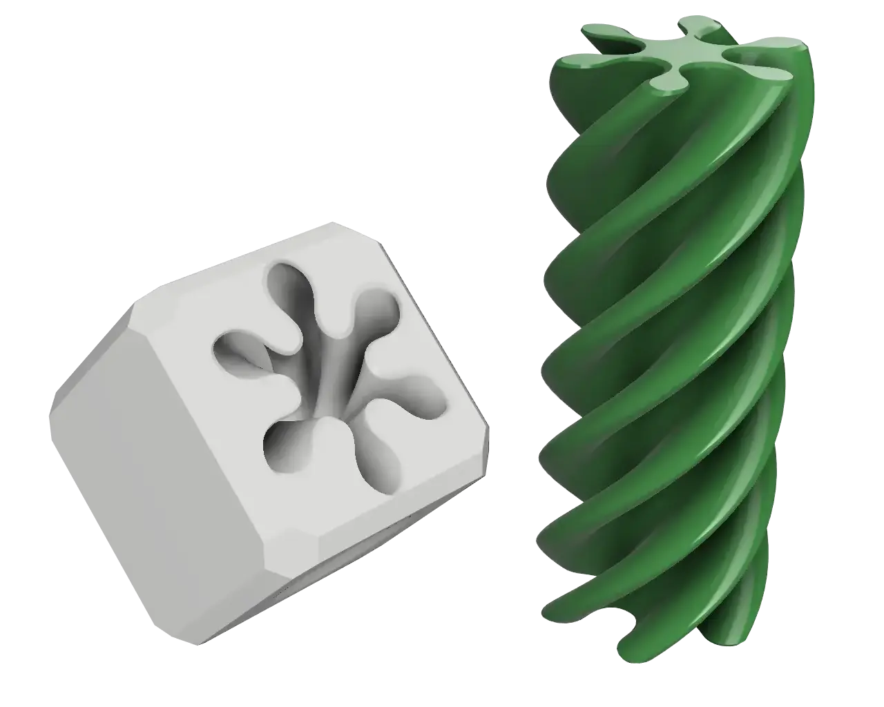 Quiet / Silent Spiral Twist Fidget