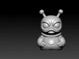 Rubber Duck - Alien Duck model - 3D print-2
