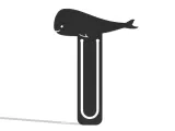 Whale bookmark-0