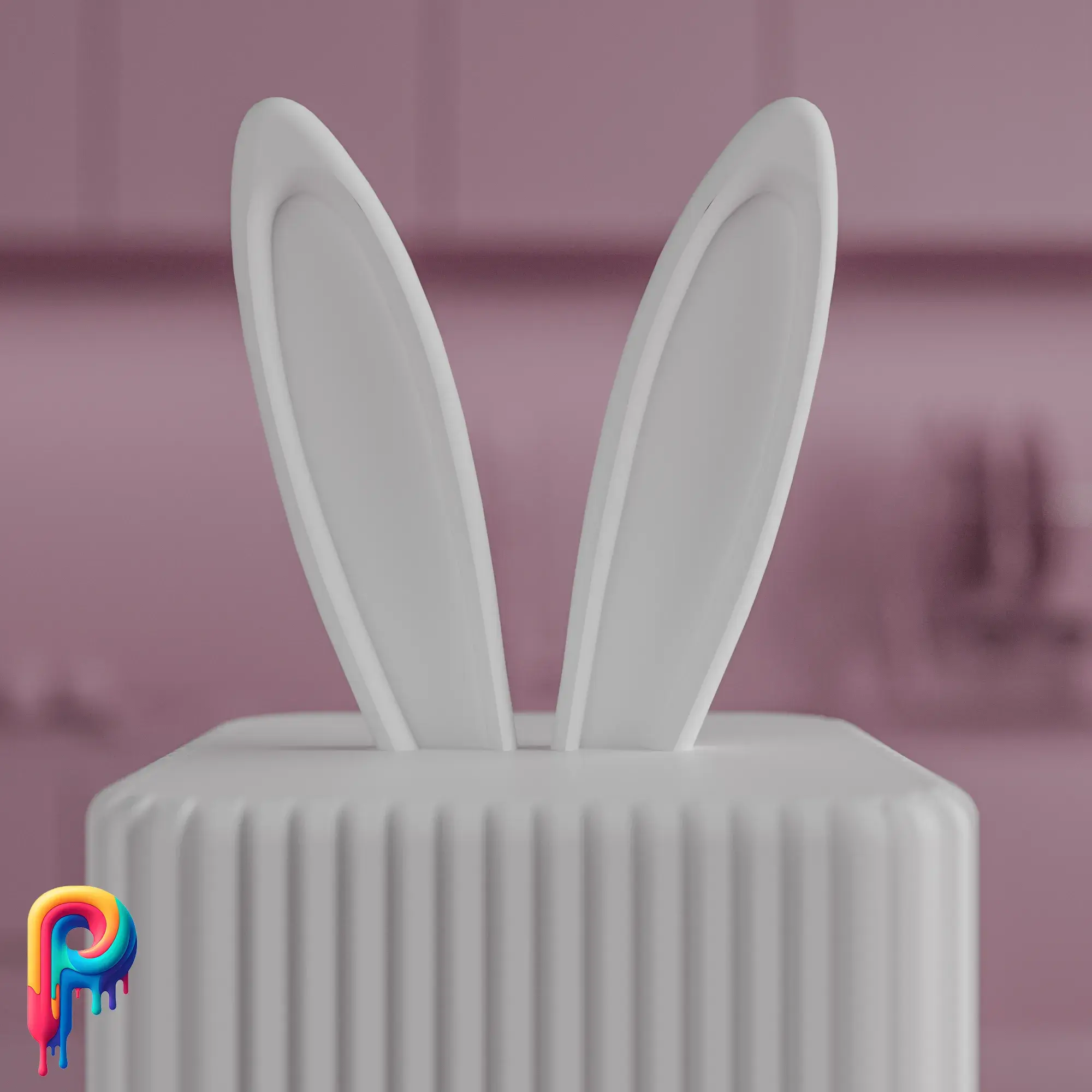 Bunny Ear Containers by Polymeria