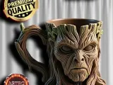 Tree Wood Mug ❤️-0