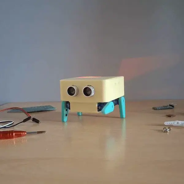 modelo 3d de perro robot
