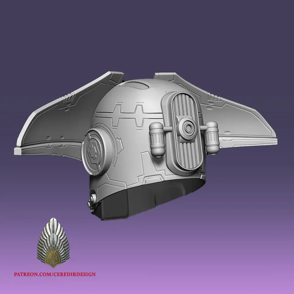 Kellic Bounty Hunter helmet star wars 3d digital dl