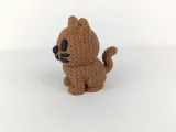 Knitted Cat Keychain-2