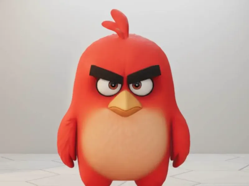 Red from the Angry Birds game