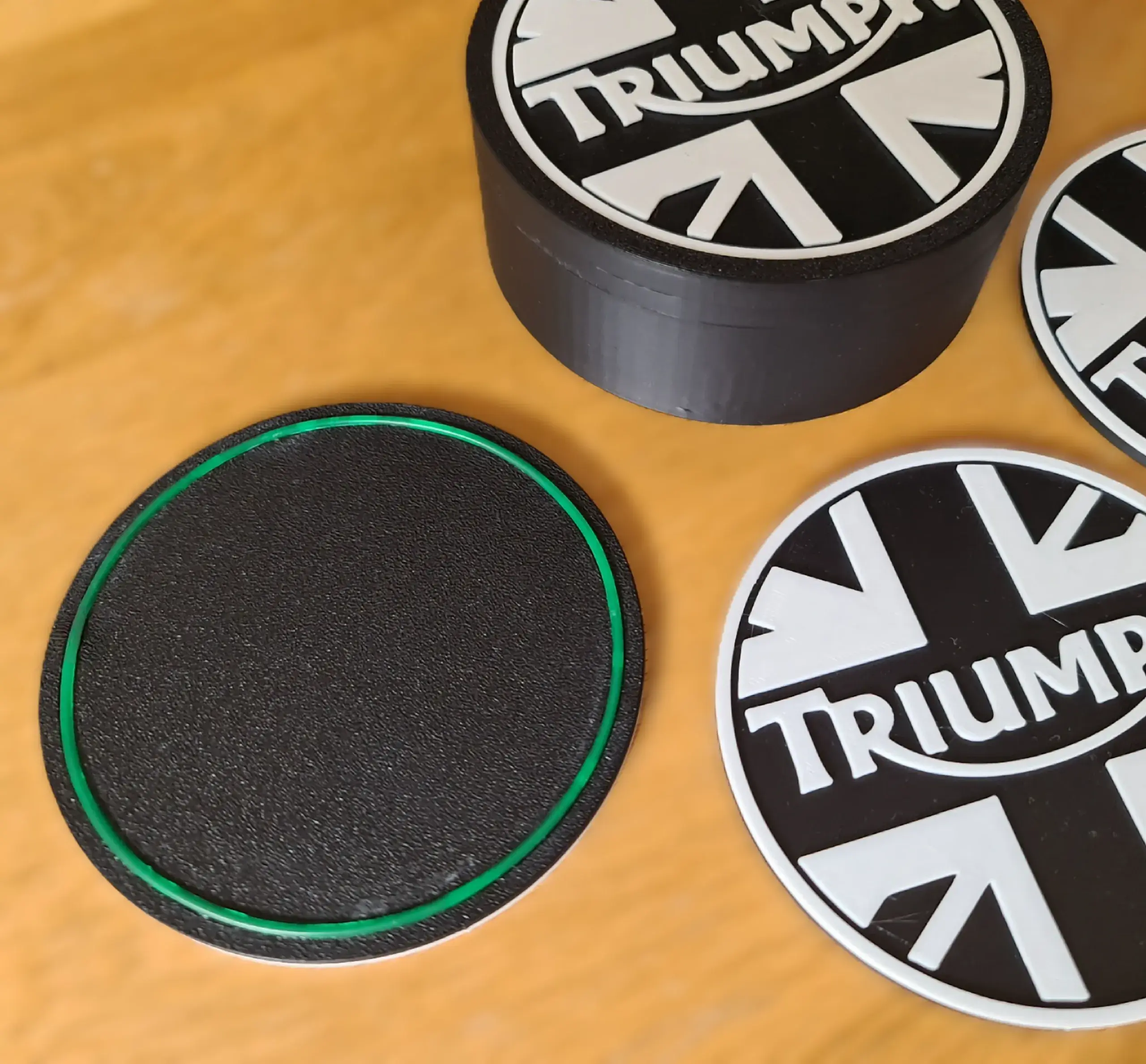 Easy Print Any Printer Triumph Mug Coaster and Storage Set