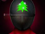 Squid Game Soldier Mask Happy Christmas Cosplay - Squidgame-5