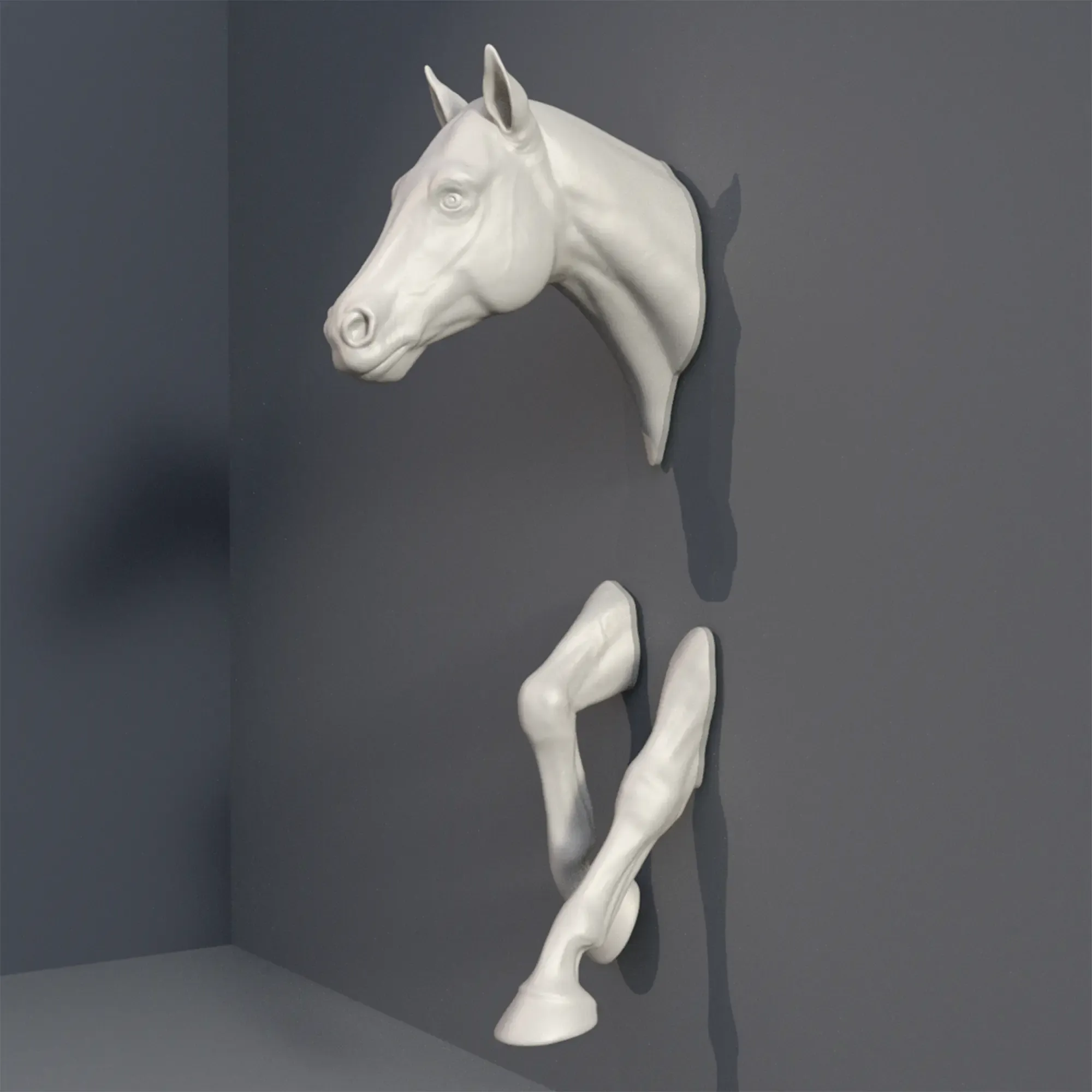 HORSE WALL MOUNT