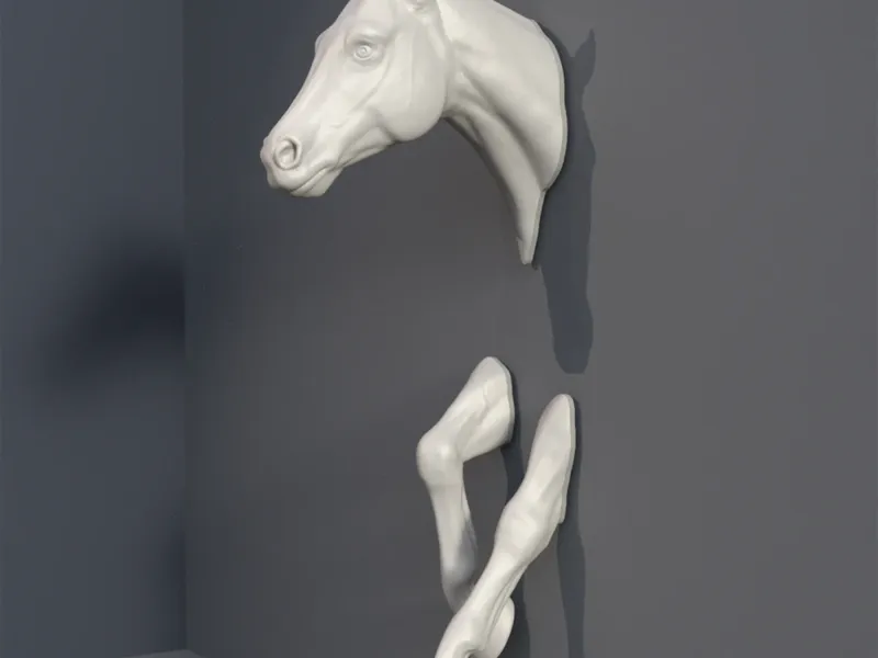 HORSE WALL MOUNT