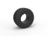 Military truck tire 9 Scale 1:25-0