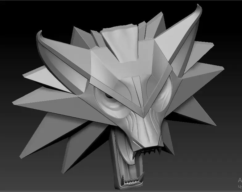 MEDAGLIONE WITCHER PER LA STAMPA 3D