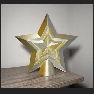 Star Christmas tree topper