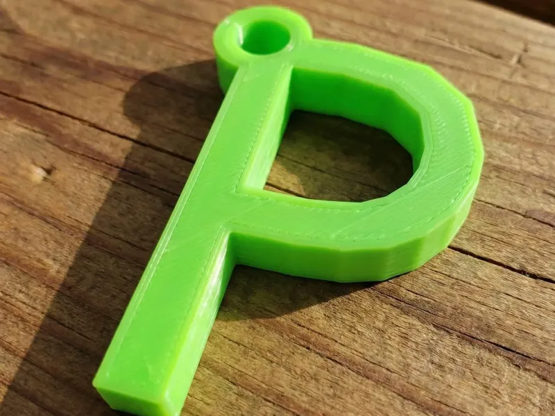 P keychain