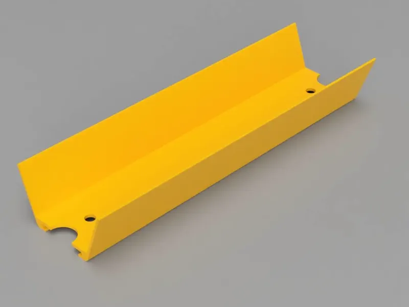 Car track 175mm long, high side walls, Hot Wheels compatible