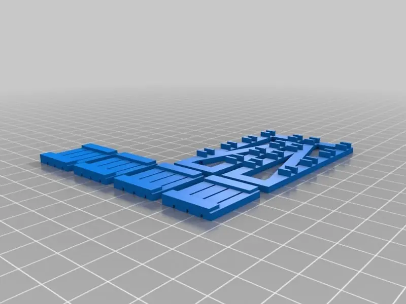 Estanterías paramétricas de 2x4 (escala 1:18)