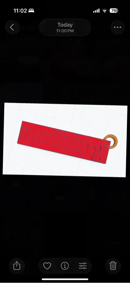 Nothing keychain