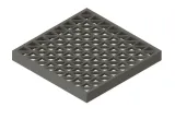 120mm Fan Grill - Triangular Grid Pattern-6