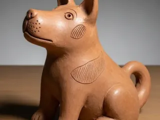Cachorra baleia / coleção mestre vitalino