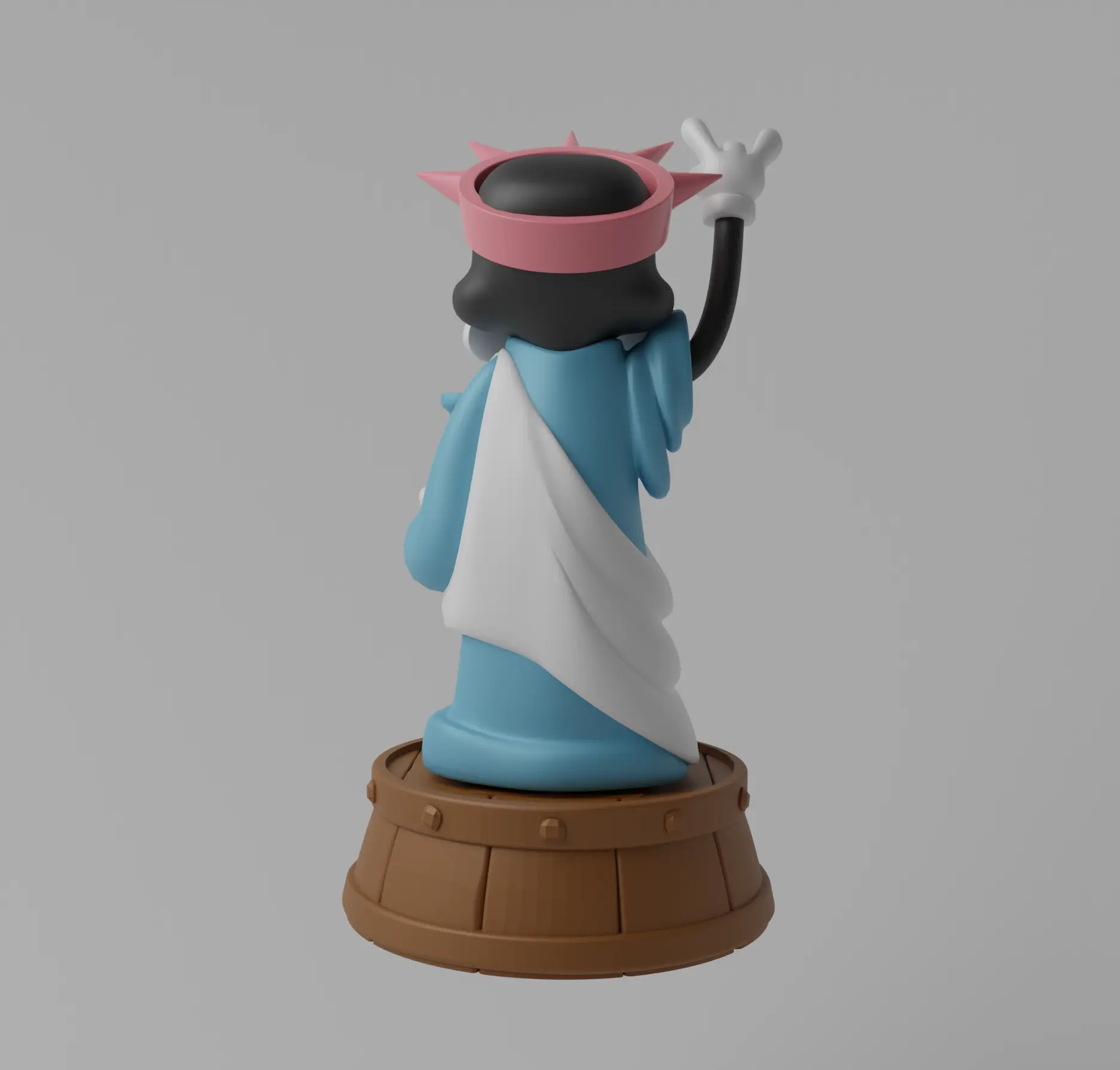 The King of Sauna Libertydead Art Toy Fan Art