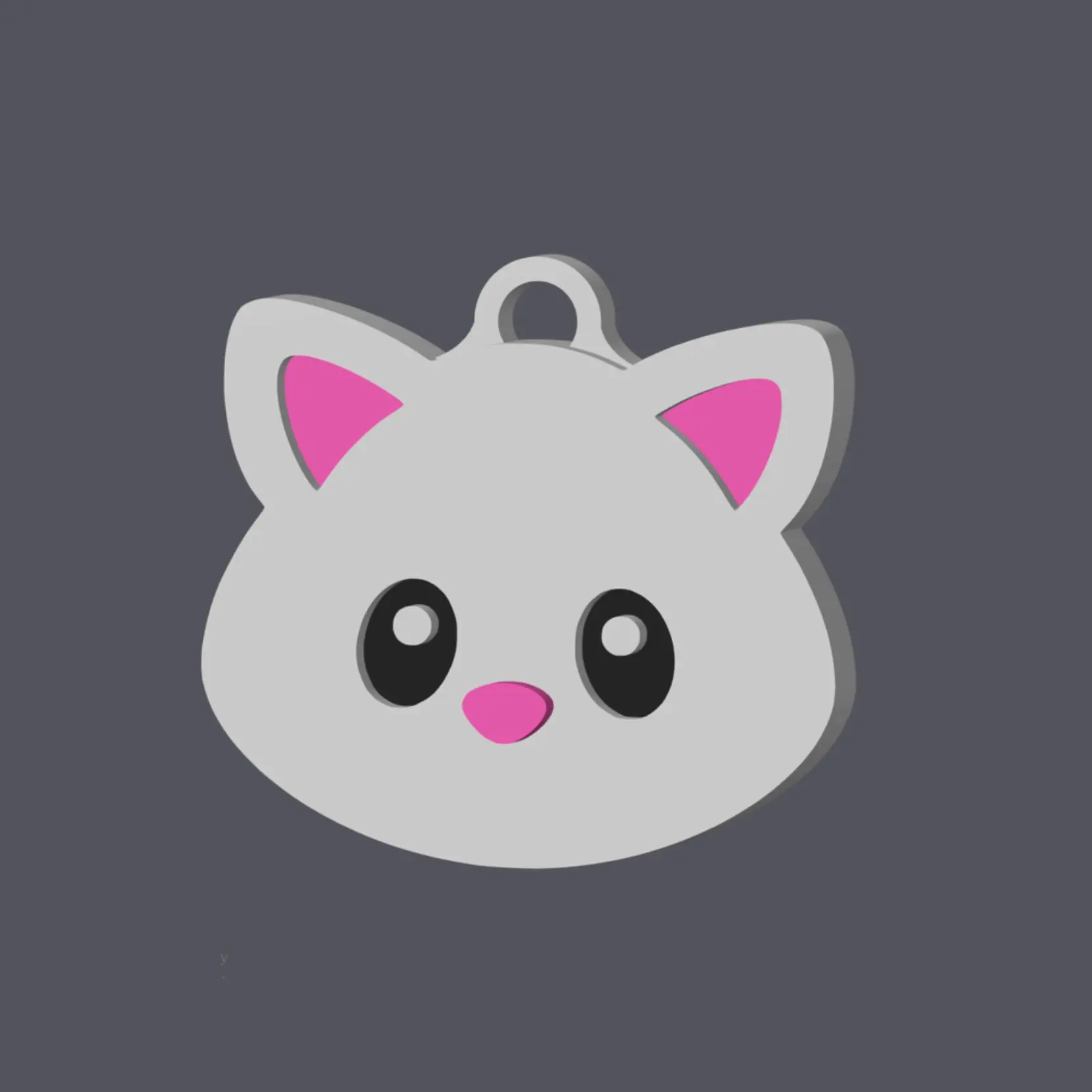Kitten / Cat Head - Farm Animals - Earring & Pendant v2