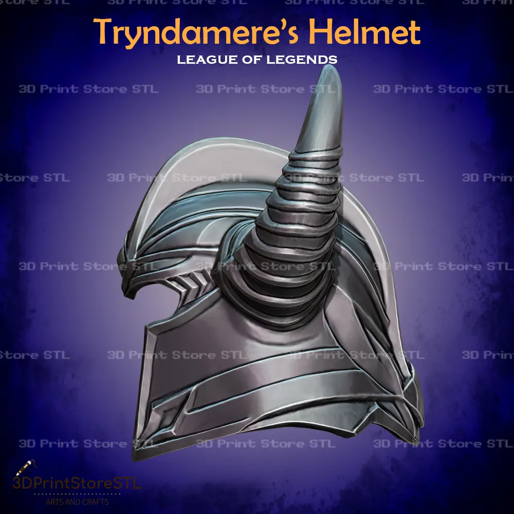 Tryndamere Helm Cosplay League of Legends - STL-Datei