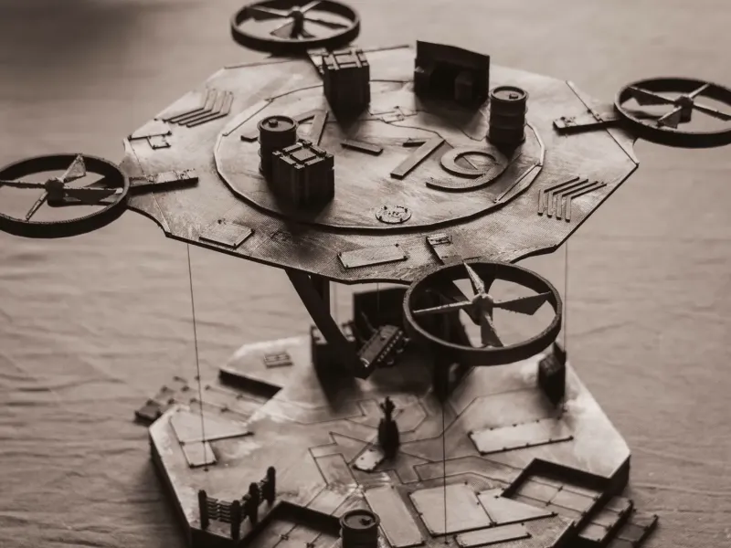 Docking Platform A-19: Sci-Fi Speldecor