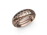 Hex Pattern rope Ring-1