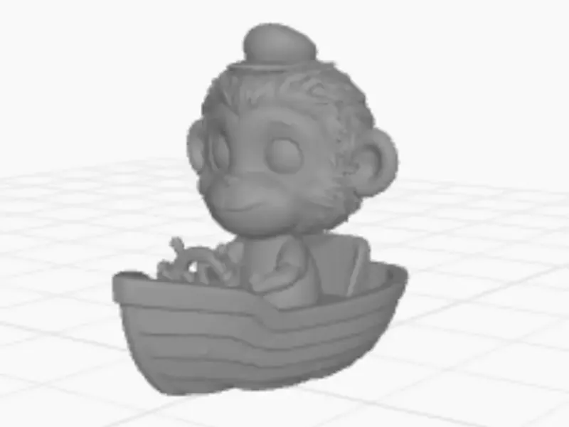 Benchy Monkey Captain 