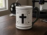 UAICÉU Cyber Thermo Mug - Shield Cross Edition-2