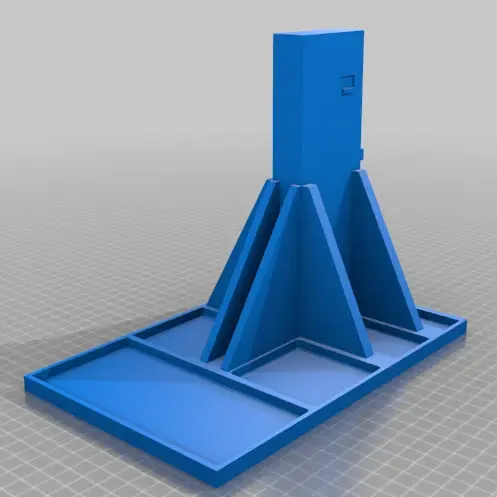 AR15 Stand with Integrated Parts Tray