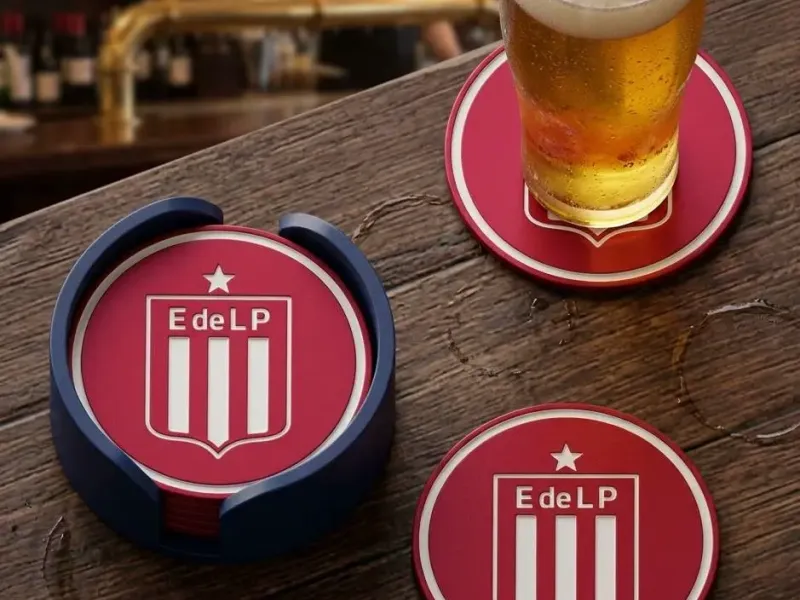 ESTUDIANTES DE LA PLATA COASTERS AND HOLDER