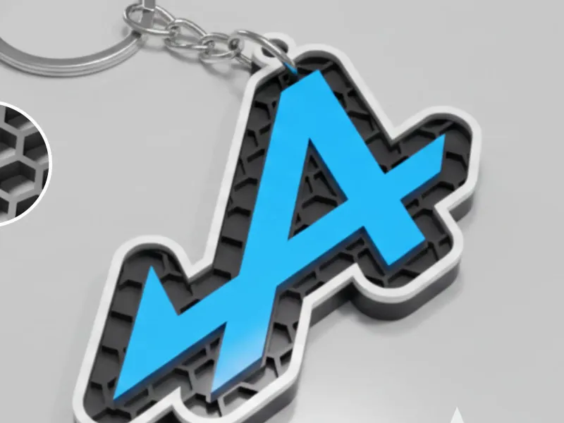 Брелок с логотипом Alpine